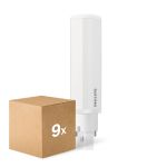 Opakowanie 9x Philips CorePro PL-C LED 6.9W 770lm - 840 Zimna Biel | 2-Piny - Zamienne 18W