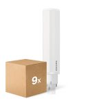 Opakowanie 9x Philips CorePro PL-C LED 8.9W 1100lm - 840 Zimna Biel | 2-Piny - Zamienne 26W