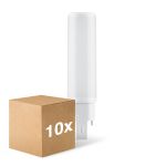 Opakowanie 10x Ledvance Dulux-D LED 7W - 840 Zimna Biel | 4-Piny - Zamienne 18W