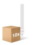 Opakowanie 10x Noxion Lucent PL-S LED  6W - 830 Ciepła Biel | 2-Piny - Zamienne 11W