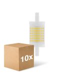 Opakowanie 10x Ledvance Performance LED R7s Dwojako Ended 78mm Przezroczysty 12W 1521lm - 827 Bardzo Ciepła Biel | Ściemnianie - Zamienne 100W