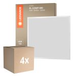 Opakowanie 4x Ledvance LED Panel Kompaktowy Aluminium Valkoinen 33W 3630lm - 830 Ciepła Biel | 60x60cm