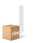 Opakowanie 10x Ledvance Dulux-S LED 4W - 830 Ciepła Biel | 2-Piny - Zamienne 9W