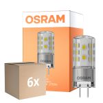 Opakowanie 6x Osram Parathom LED Pin GY6.35 3.3W 470lm - 827 Bardzo Ciepła Biel | Zamienne 40W