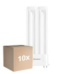 Opakowanie 10x Ledvance DULUX-F LED 12W - 840 Zimna Biel | 4-Piny - Zamienne 24W