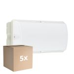 Opakowanie 5x Philips LED Bezpieczeństwo Ledinaire WL055V Valkoinen 6W 630lm - 840 Zimna Biel | 374x150mm - IP65 - Czujnik Ruchu
