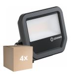 Opakowanie 4x Ledvance LED Iluminacja Aluminium Czarny 17W 2400lm 100D - 840 Zimna Biel | IP66 - Symetryczny
