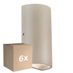 Opakowanie 6x Nordlux Rold Światło Ścienne Metal Brązowy Up & Down 10.5W 350lm - 830 Ciepła Biel