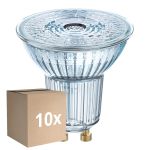 Opakowanie 10x Osram Parathom Pro LED Spot GU10 PAR16 3.4W 230lm 36D - 930 Ciepła Biel | Najlepsze renderowanie kolorów - Ściemnianie - Zamienne 35W