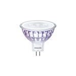 Philips Master Value LED Spot GU5.3 MR16 7.5W 621lm 60D - 927 Bardzo Ciepła Biel | Najlepsze renderowanie kolorów - Ściemnianie - Zamienne 50W