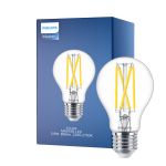 Philips Master LED E27 Gruszka Włókno Przezroczysty 5.9W 806lm - 922-927 Dim To Warm | Najlepsze Renderowanie Kolorów - Ściemnianie - Zamienne 60W