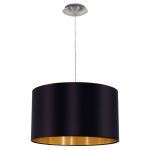 Eglo Lampa Wisząca Maserlo Stal Satynowy Nikiel | Nadaje Się Do E27
