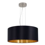 Eglo Lampa Wisząca Maserlo Stal Satynowy Nikiel | Nadaje Się Do 3x E27