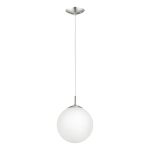Eglo Lampa Wisząca Rondo Stal Satynowy Nikiel | Nadaje Się Do E27