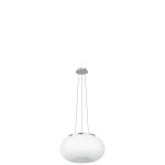 Eglo Lampa Wisząca Optica Stal Satynowy Nikiel | Nadaje Się Do 2x E27