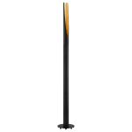 Eglo Lampa podłogowa Barbotto Stal Czarny, Złoty 4.5W 345lm - 830 Ciepła Biel | Nadaje Się Do GU10