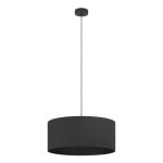 Eglo Lampa Wisząca Maserlo 1 Stal Czarny | Nadaje Się Do E27