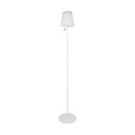 Eglo Lampa podłogowa Scordiano-L Solar Stal Valkoinen 2W 220lm - 830-840-865 CCT | IP44 - USB-C