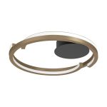 Eglo Lampa sufitowa Mezzomonte Aluminium Stal Brąz Czarny 20W 1600lm - 827-865 Przestrajalny Valkoinen | IP20 - Ściemnianie 