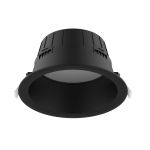 Noxion LED Downlight Hera Głęboki Wpuszczany Czarny 21W 2400lm 100D - 827-830-840 CCT | 226mm - Aukko 200mm