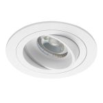 Noxion Wpuszczany Spot Logic MR16 uchylny Valkoinen | Aukko 80mm - GU10 Trzonek