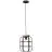 Brilliant Gwen Lampa Wisząca Metal Drewno Czarny | 250mm - Nadaje Się Do 1x E27