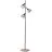Brilliant Lampa Zewnętrzna Podłogowa Avia Metal Drewno Czarny | 380mm - Nadaje Się Do 3x E14