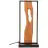 Brilliant Lampa Stołowa Chaumont Aluminium Metal Drewno Czarny 8W 940lm - 830 Ciepła Biel