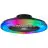 Brilliant Badria Wentylator Sufitowy Plastikowy Metal Czarny 36W 4700lm - 830-865 CCT+RGB | 490mm - Zdalne Sterowanie Ściemnianie