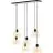 Brilliant Casto Lampa Wisząca Szkło Lampa Wisząca Metal Czarny Beige | Nadaje Się Do 6x E27