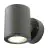 SLV Sitra Światło Ścienne Aluminium Szary Up & Down | Światło Zewnętrzneing - IP44 - Nadaje Się Do 2x GX53