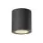 SLV Sitra Lampa sufitowa Aluminium Szary Okrągła | Zewnętrzna - IP44 - Nadaje Się Do 1x GX53 