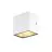 SLV Sitra S Światło Ścienne Aluminium Valkoinen 6.2W 620lm - 830-840 CCT | Zewnętrzna - IP65