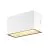 SLV Sitra M Up/Down Światło Ścienne Aluminium Valkoinen 14W 1880lm - 830-840 CCT | Zewnętrzna - IP65