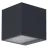 Ledvance Smart+ WiFi Światło ścienne Brick Ciemny Szary zewnętrzna 14W 550lm - 830 | RGBW