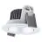 Ledvance LED Spot Adjust Aluminium srebro 8W 680lm 36D - 930 Ciepła Biel | Aukko 68mm - IP20 - Najlepsze renderowanie kolorów - Ściemnianie