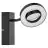Ledvance LED Decor Spot Saturn Plastikowy Czarny 11W 215lm - 830-842-865 CCT