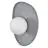 Ledvance Decor Światło Ścienne Beton Nest Szary | Nadaje Się Do 1x G9