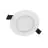 Ledvance Downlight Slim Alu Aluminium Valkoinen 9.5W 900lm 90D - 840 Zimna Biel | Aukko 100 - IP44 - Dali Ściemnianie 