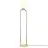 DFTP by Nordlux Shapes Lampa podłogowa Szkło i Metal Mosiądz | Nadaje Się Do E27