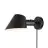 DFTP by Nordlux LED Światło Ścienne Stay Aluminium Czarny | Nadaje Się Do E27