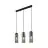 Nordlux Miella 3-Rail Lampa Wisząca Szkło Smoke | Nadaje Się Do 3x E27