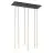 Emibig Lampa Wisząca Selter Stal Czarny | Nadaje Się Do 6x G9 - Max 8W