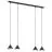 Emibig Lampa Wisząca Elit Stal Czarny | Nadaje Się Do 4x GX53 - Max 12W