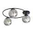 Emibig Lampa sufitowa Sopra Stal Czarny | Nadaje Się Do 3x E14 - Max 10W
