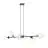 Emibig Lampa Wisząca Pandora Stal Czarny | Nadaje Się Do 6x E14 - Max 10W