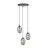 Emibig Lampa Wisząca Astral Stal Czarny | Nadaje Się Do 3x E14 - Max 10W