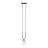 Emibig Lampa Wisząca Glam Stal Czarny | Nadaje Się Do 1x E14 - Max 10W
