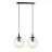 Emibig Lampa Wisząca Cosmo Stal Czarny | Nadaje Się Do 2x E14 - Max 10W