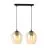 Emibig Lampa Wisząca Istar Stal Czarny | Nadaje Się Do 2x E27 - Max 10W